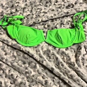 Neon Green Women's Swim Top